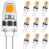 I-SHUNFA Lampadine Dimmerabili G4 LED Bianco Caldo 2700K,AC/DC 12-24V ha portato Lampadine G4,1.2W Sostituisce per 12W-15W Lampadina Alogene,125LM Risparmio Energetico LED Mini Lampadine,Confezione da 10
