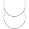 sourcing map 2 manici per borse in pelle, 60 cm, in pelle PU, cinghie di ricambio per borse da donna (grigio, argento)