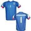 Does not apply Maglia Italia Blu O Bianca Personalizzata Donnarumma 1 Creata Utilizzando Maglia