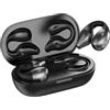 SHUGWA Cuffie Cancellazione Rumore Cuffie Bluetooth 5.2 A Conduzione Ossea, Cuffie Auricolari Con Clip, Cuffie Sportive, Riduzione Intelligente Del Rumore Con Microfono Cuffie Bluetooth(Black)
