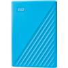 WESTERN DIGITAL HDD Esterno Western Digital My Passport 4 TB Blu
