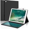 SENGBIRCH Custodia per tastiera per iPad Pro 12.9 2015 1/2017 2a generazione - AZERTY francese 7 colori retroilluminato staccabile tastiera, custodia per iPad Pro 12.9 pollici 2°/1° Gen 2017/2015