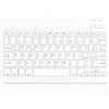 COEZFE Tastiera Wireless Bluetooth, 10 Rechargeable Tastiera Universale per Tablet, Piccola Tastiera Wireless per iPad/Samsung/Lenovo/Xiaomi/Honor/Huawei Tablet, Layout Italiano QWERTY, Bianco
