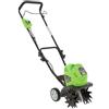 Greenworks G40TL - Motozappa a batteria con ruote - 40V 4Ah