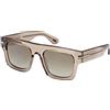 Tom Ford Ft0711 Occhiali, Multicolore, Taglia Unica Unisex-Adulto
