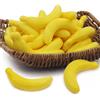 Tuxiaobu Banane artificiali per decorazione, realistiche, in plastica, decorazione per cucina, casa, festa di Natale, pub, tavolo, cestino, fotografia, 30 pezzi