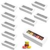 APOMOONS 10 Pezzi Scatola Macaron, Cupcake, Muffin Carta, Pasticceria Confezione per Biscotti, Caramelle, Pane Piccolo