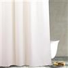 Popkozzi Tenda da doccia Avorio a nido d'ape: tenda da doccia in tessuto testurizzato resistente per bagno - idrorepellente, lavabile, in tessuto di poliestere spesso, tenda da bagno - 183 x 183cm