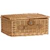 THUN, Cestino Pic Nic in Vimini, Linea Florianne SS24, Idea Regalo, 40 x 30 x 17 cm