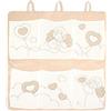 THUN, Tasca Porta Oggetti Decorata con Angeli in Cotone e Poliestere, Linea Baby, 50.5x50.5 cm