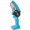 Dedra Mini motosega a batteria, mini sega per potatura, DEDRA SAS+ALL, 18 V, guida 4, ultraleggera, dimensioni compatte, design ergonomico, protezione catena, funzionamento a batteria, senza batteria