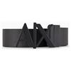ARMANI EXCHANGE Cintura Reversibile Con Piastra A Cerniera Con Logo, Cintura, Uomo, Black (Black/Monmist - Black/Monmist 61120), 38