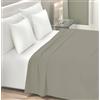 Home Tresor - Lenzuolo Sopra Piano 100% Cotone Misura 180x300 cm Certificato Oeko-Tex Lenzuola Letto Fresco e Traspirante Senza Elastico Mon Ami - Piazza e Mezza, Tortora
