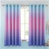 Catherine Lansfield Ombre Rainbow Clouds - Tende con occhielli, 168 x 183 cm, due pannelli, colori pastello