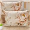 PETTI Artigiani Italiani - Coppia di Federe Cuscino 70x40 cm in Microfibra, Cuscini Arredo Camera da Letto, Divano, Salotto, Set 2 Fodere Copricuscino, Federa Floreale 26, 100% Made in Italy