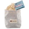 LASAPONARIA La Saponaria | Kit Viso Must Have- Pochette in Cotone con Mousse Detergente Mirtilla 50ml, Acido Ialuronico 30ml, Maschera Anti-Age e Campioncini - Idea Regalo Naturale, Travel Size.