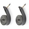 Provance Set di 2 tubi flessibili per bicicletta, 26 pollici, 1 3/8 x 1 1/4, valvola francese ETRTO 47-559 47-571 35-584 47-584 32-59 37-590 44-590 32-597 City Bike Hollow Bike Anrad 26