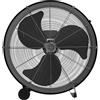 Cecotec Ventilatore da Pavimento Industriale Proindustry 2400. 180W, Diametro 60cm, 3 Velocità, Pale in Alluminio, Flusso Aria 9832,8m³/h, Design Trasportabile, Griglia Protettiva, Facile da Usare