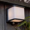 Lutec DOBLO Solar lampada a parete, LED, cubica, con rilevatore di movimento, 6940101125, Doblo [Lampade per Esterni > Lampade a Parete]