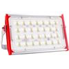 CREATESTAR Faretto Led da Esterno 10000LM 100W, Faretti Led Esterni 6500K luce bianca fredda, 1 Pezzi IP66 Impermeabile Faro Esterno per magazzino giardino garage campo sportivo cortile