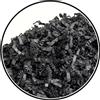 ARKANSIA - 200g di Carta Kraft Triturata per Riempire Scatole Regalo e Cesti - Trucioli per Imballaggio, Protezione, Decorazione, Matrimonio, Festa, Compleanno (Nero, 200g)
