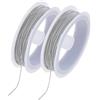 DICOSMETIC Catene in Acciaio Inox 20M per Collana 1mm Catena di Braccialetto in Metallo Sfuso Catena di Maglie Saldate per Donne e Uomini Creazione di Gioielli Fai Da Te