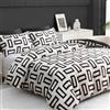 Pamposh Set copripiumino singolo - Premium raso seta reversibile copripiumino singolo - lussuoso set di biancheria da letto di qualità alberghiera con chiusura a cerniera