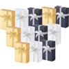PH PandaHall 12pz Scatole Regalo per Gioielli con Fiocco Scatola Portagioie di Cartone, 3 Colori Scatolina Regalo con Coperchio per Gioielli Collane Bracciali Anelli Orecchini, 7x5x2.5cm