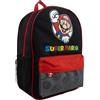 Super Mario Zaino Borsa Scuola Elementare Bambino | Zainetto Bambino | Nero