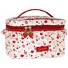 Camomilla Milano Beauty Case Donna, Collezione Berry, Misura M, Colore Rosso