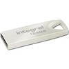 Integral 128GB USB Memory 2.0 Flash Drive Arc con custodia in metallo per portachiavi, una soluzione elegante ed elegante per trasferire e eseguire il backup dei file