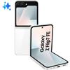 Samsung Galaxy Z Flip7 FE Smartphone AI, RAM 8GB, 128GB, Display 3,4'' Super AMOLED/6,7'' Dynamic AMOLED 2X, Fotocamera 50MP, White