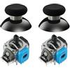 GuliKit Anti-Drift TMR Joystick for PS4 DualShock Controller, Upgrade Replacement Kit with Long Life, Excellent Temperature Stability, Includes 2 Thumbstick Caps/Grips/Covers