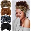 Tumurup Fascia Capelli Donna 4 Pcs Cerchietto Capelli Donna - 7'' Fasce per Capelli Elastici Turbante per Yoga, Fitness & Skincare -Larga Sport Headband Accessorio Capelli