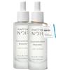 mellow NOIR Concentrated Booster 2 x 30 ml | Immediatamente tonificante | Siero viso ialuronico contro le rughe, siero per gli occhi e la cura del viso | Vegano | Cosmetici naturali certificati
