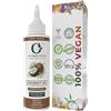 The Organic Forest - VEGAN . PURE . NATU USDA Certified Organic Cold Pressed Coconut Oil for Hair Care - Unrefined Body Massage Oils - Plant Based Coconut Oil for Skin Care