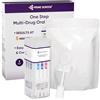 Prime Screen Kit test antidroga saliva 12 in 1 test antidroga per tutti i farmaci cannabis cocaina oppiacei metadone velocità ecstasy benzodiazepine BAR BUP MET OXY PCP 1 confezione