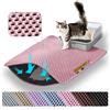 Petinstinct Tappetino Jumbo per Lettiera Gatto, Design Nido d'Ape 2 Strati | 116x66 cm, Riduce la lettiera sparsa, Facile da pulire, Impermeabile, Antiscivolo, Morbido per zampe, Antigraffio, Rosa, XXL