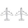 Flyow Gioielli per la festa della mamma, orecchini per uomini, donne, tee, ragazze, in argento Sterling 925, orecchini ornamentali e Argento, cod. Flyow-Simple Stud Earrings