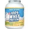 Body Attack Sports Nutrition Body Attack - 100% Whey Protein, proteina in polvere extra cremosa con idrolizzato e BCAA, supporta la costruzione muscolare e le diete, per tutti gli atleti e gli sportivi - 2,3 kg (Strudel di mele)