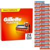 Gillette Lamette Gillette Fusion 5, 24 Lamette Da Barba Di Ricambio per Rasoio Barba Manuale Fusion5, da 5 Lame, Rasatura Scorrevole con Striscia Lubrificante, Fino a 1 Mese di Rasatura per Lametta