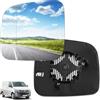 DBREAKS Vetro Specchietto Retrovisore Riscaldabile, VW T5 & Caddy, Sinistra | Compatibile con VW T5 2003-2009&Caddy 2004-2015, Vetro a Specchio sostituzione, Riscaldabile Specchio esterno regolabile