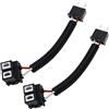 The Lord of the Tools 2PCS H7 Car Faro Adattatore Fendinebbia/Spina Connettore di Estensione Cavo Adattatore Ceramica Cablaggio Presa per Fari/Nebbia Lampadine HID LED/SMD