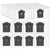 COWINORY (10 Pezzi) Sacchetti antipolvere per Dreame L10s/L20/L10/L10s Pro/D30/L40/X40/X50/X60 Ultra, L40s Ultra AE/CE/L40 Gen 2, D10 Plus Gen 2, Aqua10, Mova S20/P10/V50, P10 Pro/P50/V50/E40/Z60 Ultra