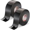 POPPSTAR Nastro isolante autoagglomerante universale, 10m x 38mm x 0,76mm, nero, 2 rotoli