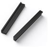 LONTAN 2 Pezzi Maniglie per Mobili Nere Distanza dei Fori 128mm Maniglie Cucina Maniglie Nere Maniglie per Mobili da Cucina Maniglie Armadio Maniglie Mobile Bagno