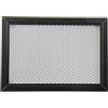 DEMLOU - Griglia di Ventilazione 30x20 cm Rettangolare in Alluminio Perforato Nero RAL9005 - Diffusore Aria Calda Interno/Esterno con Rete Protettiva Verniciata a Polvere.