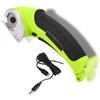 Joyzan Forbici Elettriche Senza Fili, Taglierina Rotante da 4 V Coltello per Scatola di Cartone Forbici Elettriche per Cartone Tessuto Resistente con Blocco di Sicurezza Facile da Tenere per Tappeti