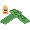 SORPLAST 50-100 Spessori in Plastica 30x100 mm Divisibili - Cunei Piastrelle, Distanziatori Piatti per Mobili, Finestre in PVC - Distanziali 1-5 mm Identificazione Rapida