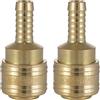 Poppstar Attacchi Rapidi per Aria Compressa DN 7,2 con Beccuccio per Tubi da 9,5 mm, Set da 2 Pezzi